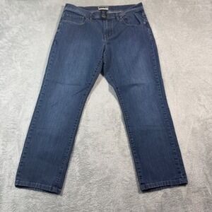 Travis Mathew Jeans Mens 33 Blue Stretch Denim Straight Leg Casual